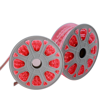 Manguera Tira Led Luz Plana Uso Exterior 25m Rojo IP65