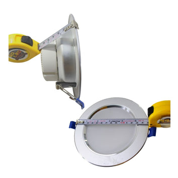 Empotrable DownLight DL Satinado 12 watts luz blanca