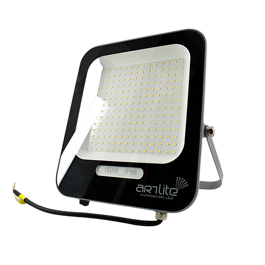 Reflectores LED SMD 150w Cuadrado Slim IP66 Blanco Frio