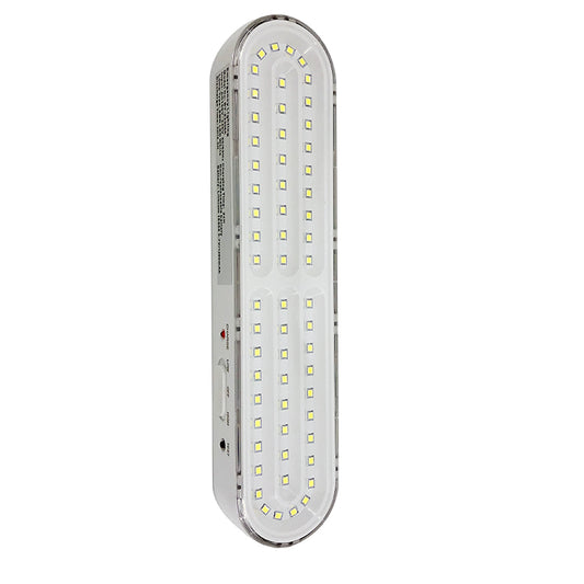 Lámpara De Emergencia De Barra Color Blanco 60 leds