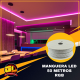 Manguera LED 5050 120 leds 50m RGB